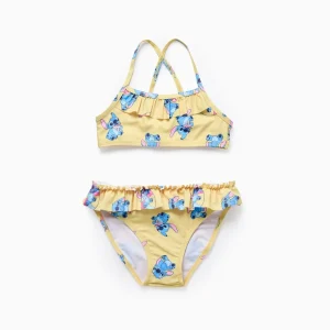 Bikini Volantes Stitch Amarillo Zippy