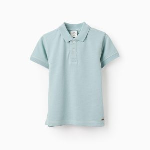 Polo A Lunares Azul Claro/Blanco Zippy