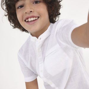Camisa Cuello Mao Bolsillo. Mayoral