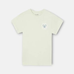 Camiseta Kids Raqueta Étnica Verde Silbon